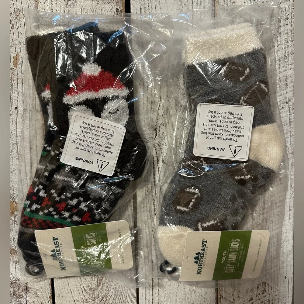 Bundle of Youth Cozy Cabin Socks  - NIP/NWT